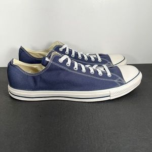 Converse Chuck Taylor All Star Blue Low Top Sneakers Mens 16